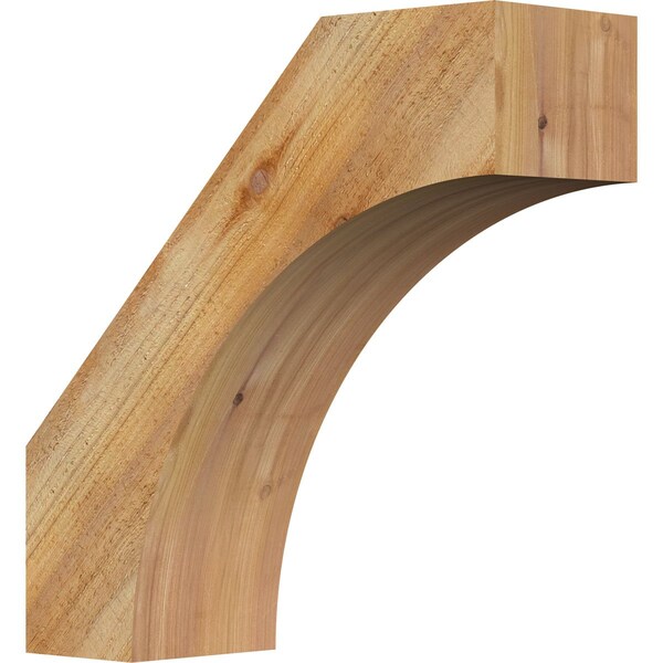 Ekena Millwork 6"W x 18"D x 18"H Westlake Rough Sawn Knee Brace, Western Red Cedar BRC06X18X18WTL00RWR - main